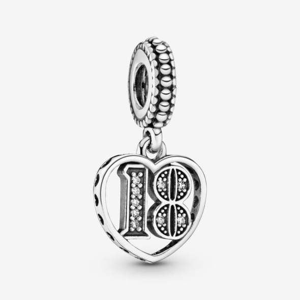 18th Celebration Dangle Charm Pandora CA