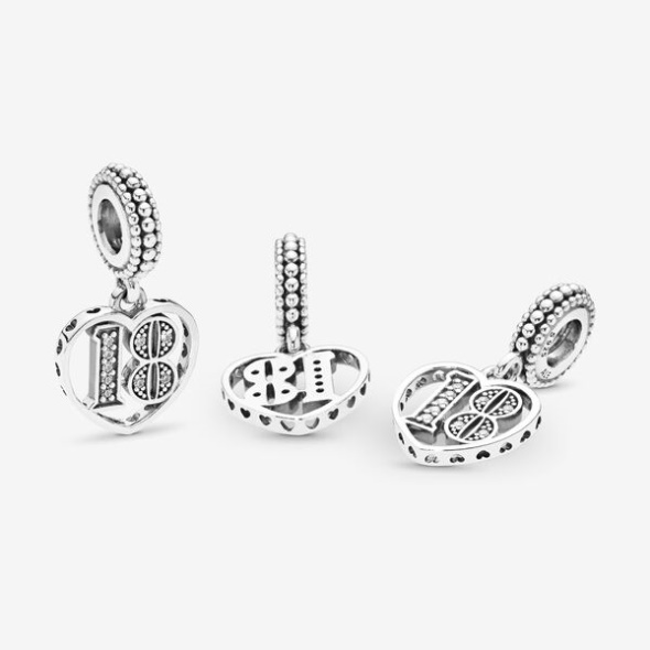 18th Celebration Dangle Charm Pandora CA