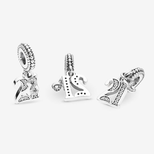 21St Celebration Dangle Charm Pandora CA