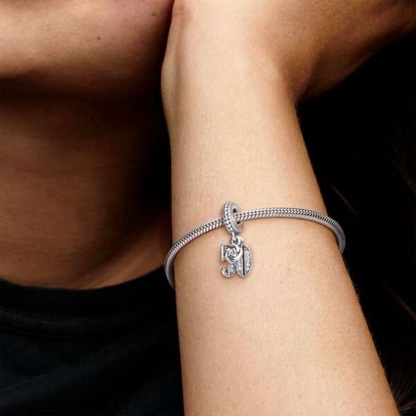 50th Celebration Dangle Charm Pandora CA