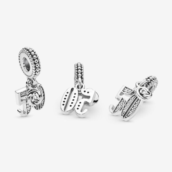 50th Celebration Dangle Charm Pandora CA