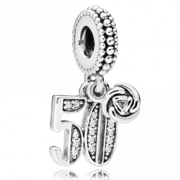 50th Celebration Dangle Charms Pandora CA