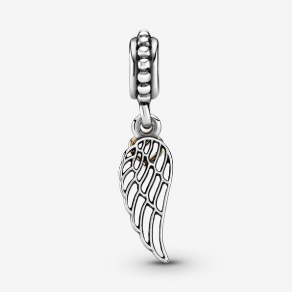 Angel Wing And Heart Dangle Charm Pandora CA