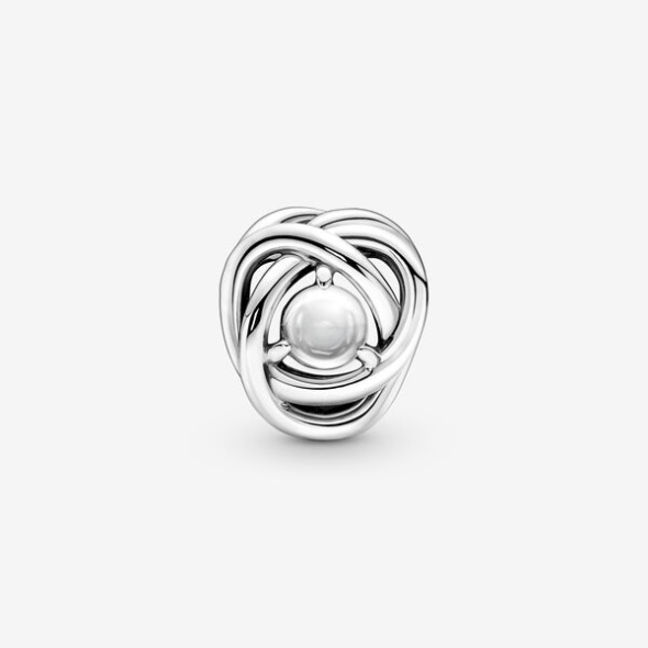 April Clear Eternity Circle Charm Pandora CA