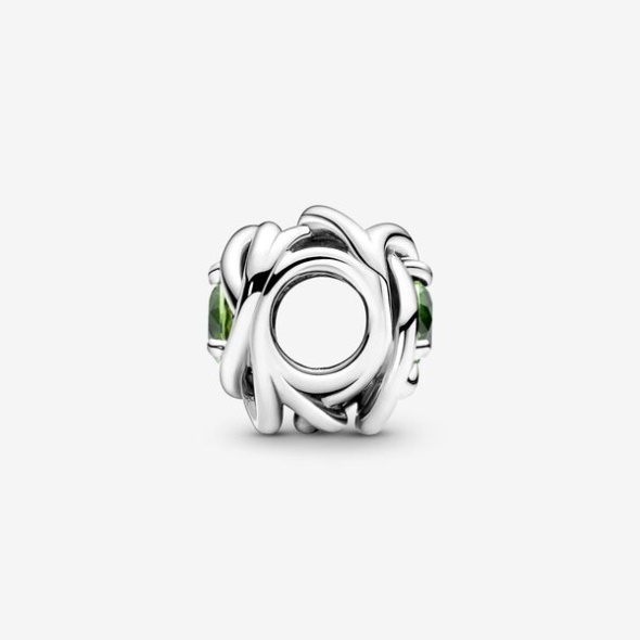 August Spring Green Eternity Circle Charm Pandora CA
