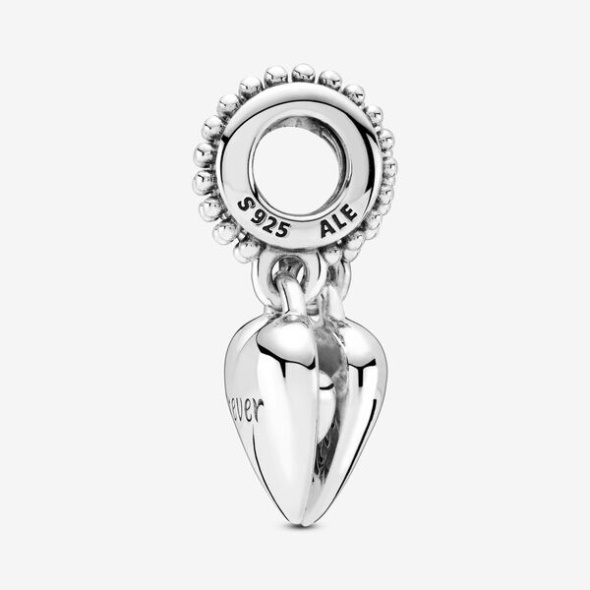 Aunt Niece Split Heart Dangle Charm Pandora CA