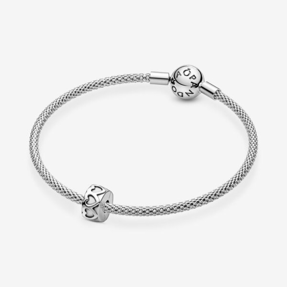 Band Of Hearts Clip Charm Pandora CA Sterling Silver