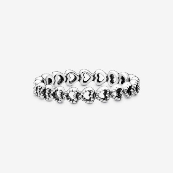 Band of Pandora CA Brand Hearts Ring