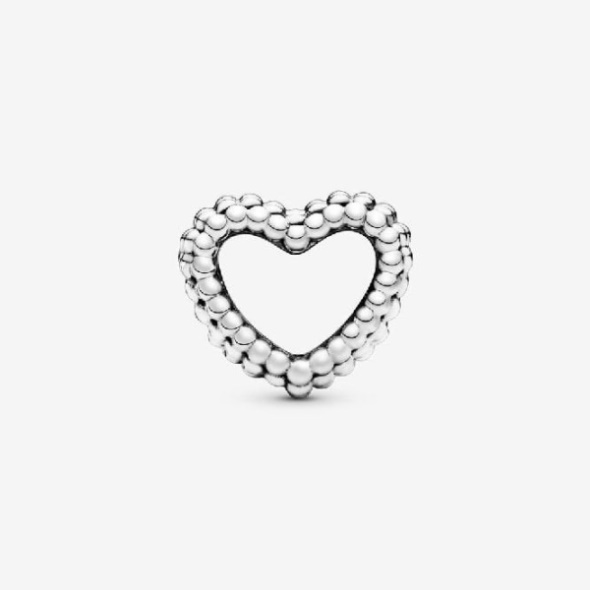 Beaded Open Heart Charms Pandora CA