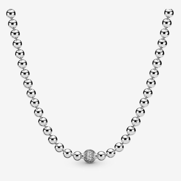 Beads Pave Necklace Pandora CA