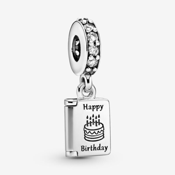 Birthday Card Dangle Charm Pandora CA