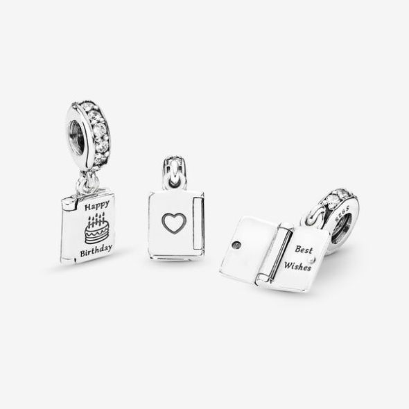 Birthday Card Dangle Charm Pandora CA