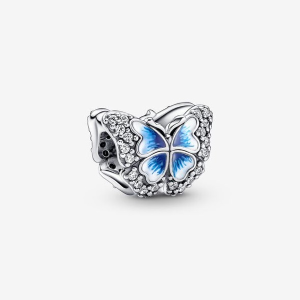 Blue Butterfly Sparkling Charm Pandora CA