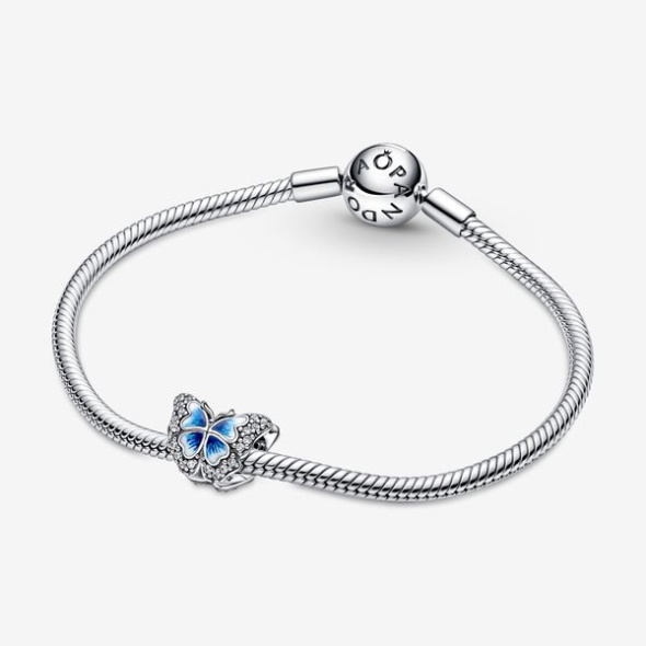 Blue Butterfly Sparkling Charm Pandora CA