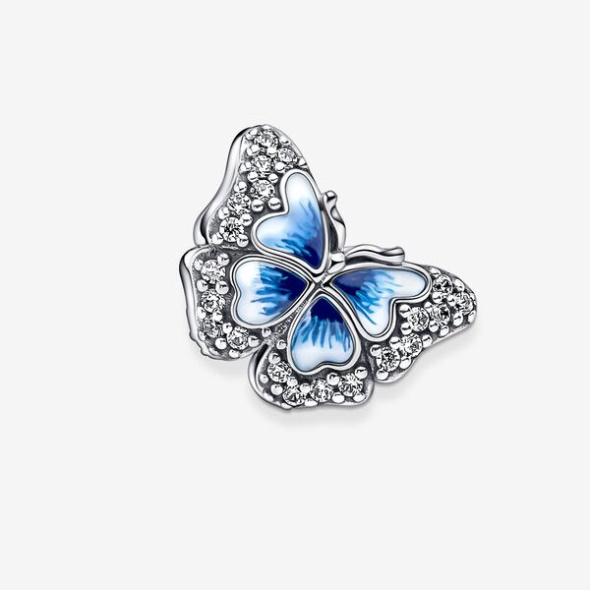 Blue Butterfly Sparkling Charm Pandora CA