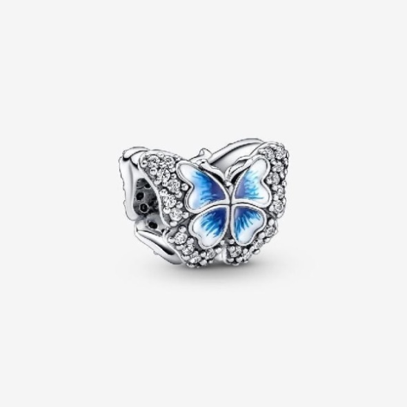 Blue Butterfly Sparkling Charm Pandora CA