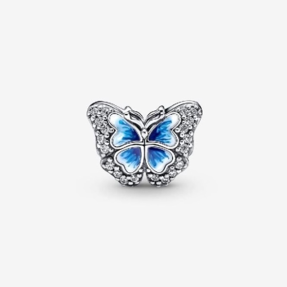 Blue Butterfly Sparkling Charm Pandora CA