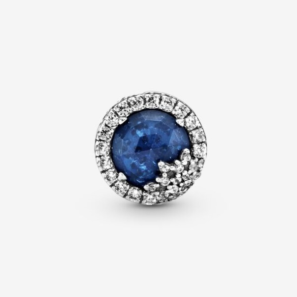 Blue Dazzling Snowflake Charm Pandora CA