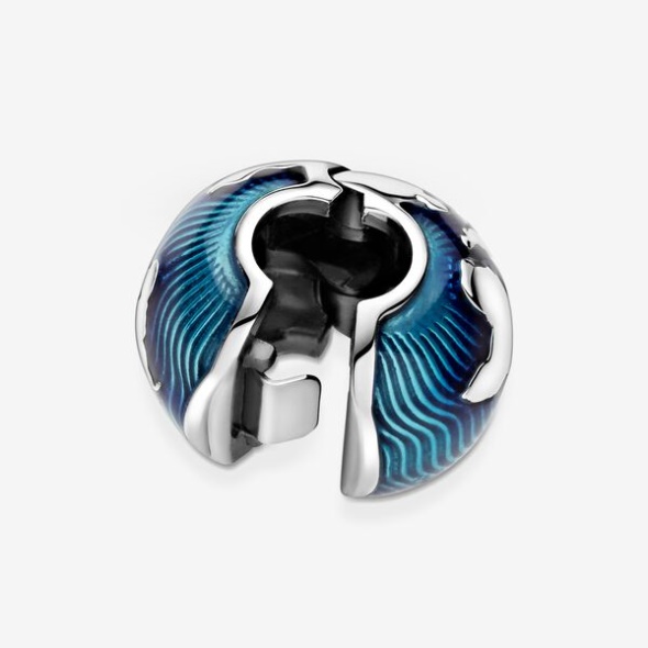 Blue Globe Clip Charm Pandora CA