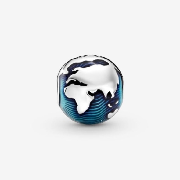 Blue Globe Clip Charms Pandora CA