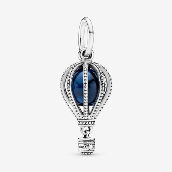 Blue Hot Air Balloon Travel Charm Pandora CA