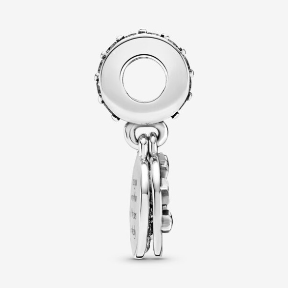 Blue Night Sky Crescent Moon Stars Dangle Charm Pandora CA