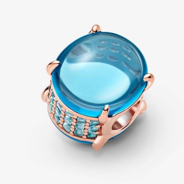 Blue Oval Cabochon Charm-Final Sale Pandora CA