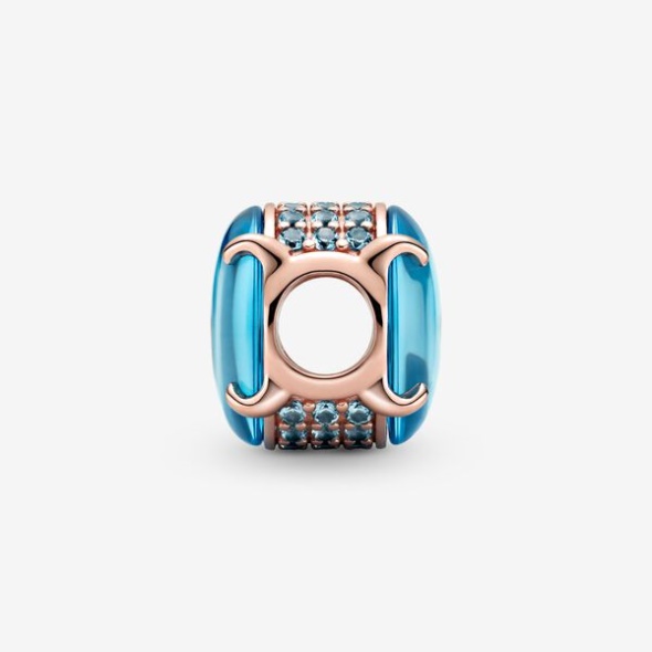 Blue Oval Cabochon Charm-Final Sale Pandora CA