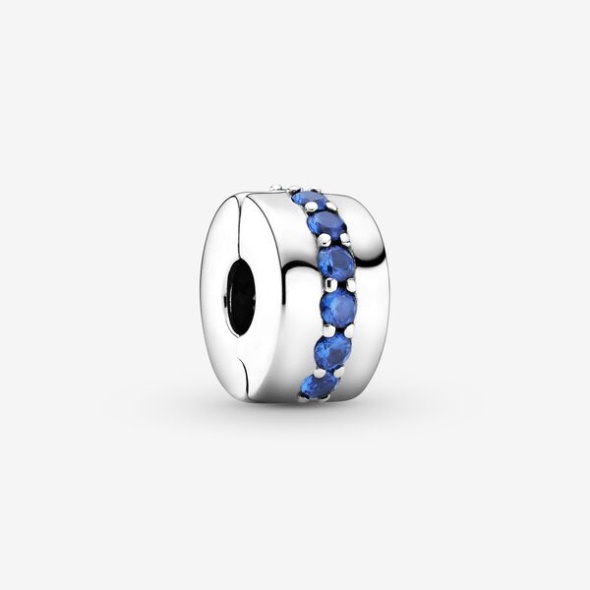 Blue Sparkle Clip Charm Pandora CA