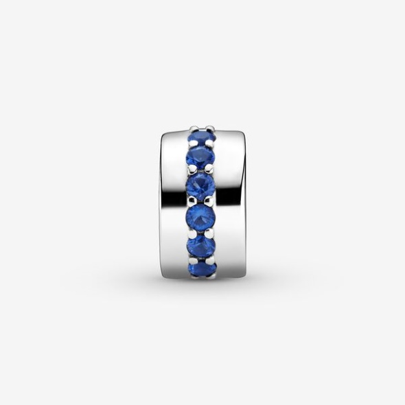 Blue Sparkle Clip Charm Pandora CA