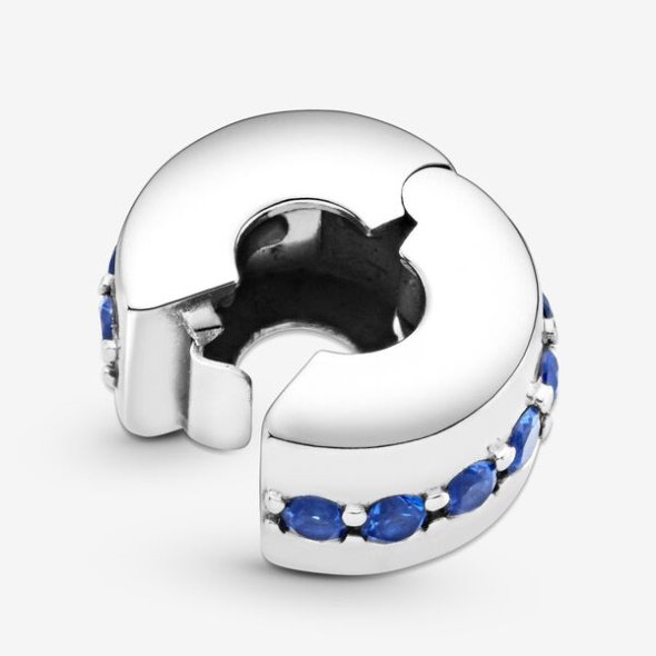 Blue Sparkle Clip Charm Pandora CA