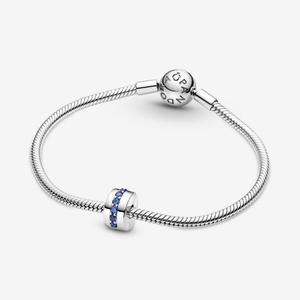 Blue Sparkle Clip Charm Pandora CA