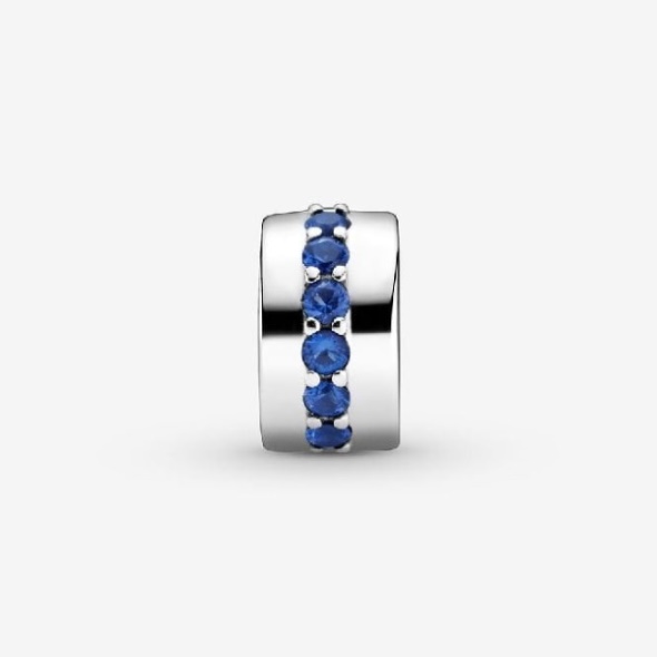 Blue Sparkle Clip Charms Pandora CA