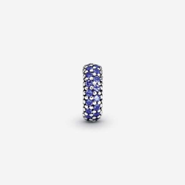 Blue Sparkle Spacer Charms Pandora CA