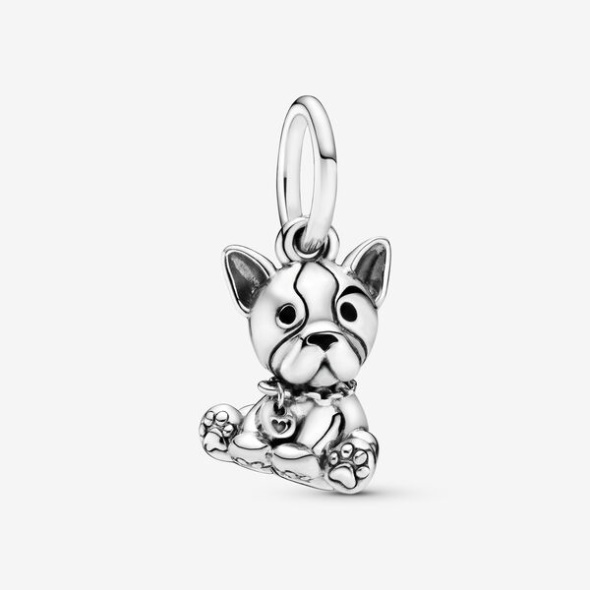 Bulldog Puppy Dog Dangle Charm Pandora CA