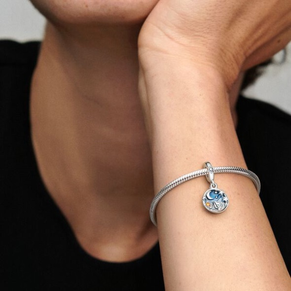 Camping Night Sky Double Dangle Charm Pandora CA