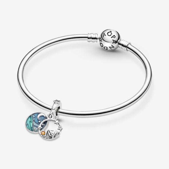 Camping Night Sky Double Dangle Charm Pandora CA