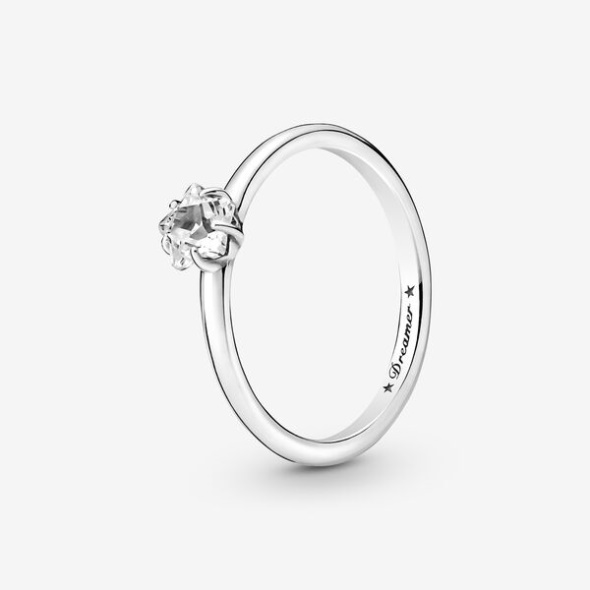 Celestial Sparkling Star Solitaire Ring Pandora CA
