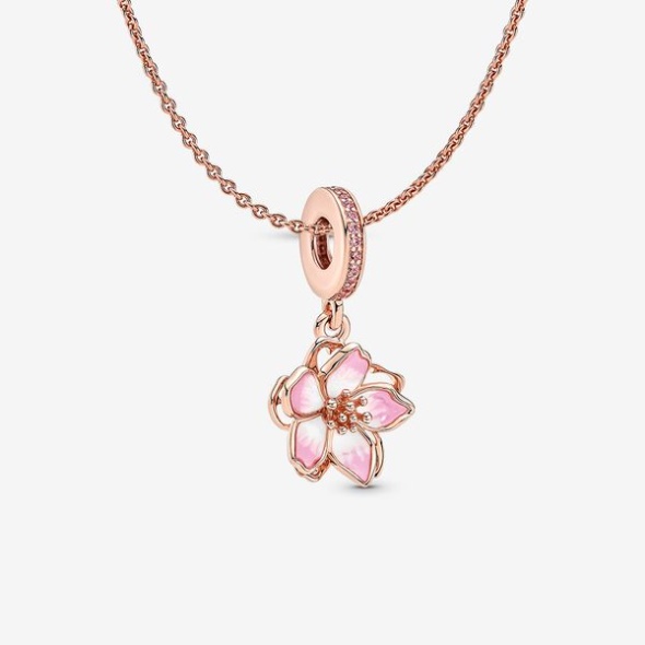 Cherry Blossom Pendant Necklace Set Pandora CA