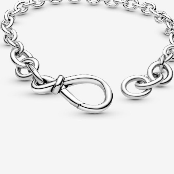 Chunky Infinity Knot Chain Pandora CA Brand Bracelet