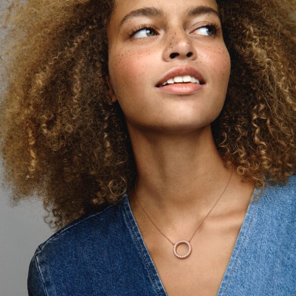 Circle Of Sparkle Pandora CA Necklace