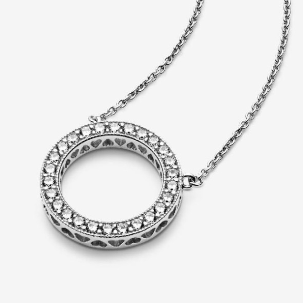 Circle of Sparkle Necklace Pandora CA