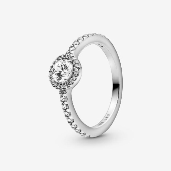 Classic Sparkle Halo Fashion Ring Pandora CA