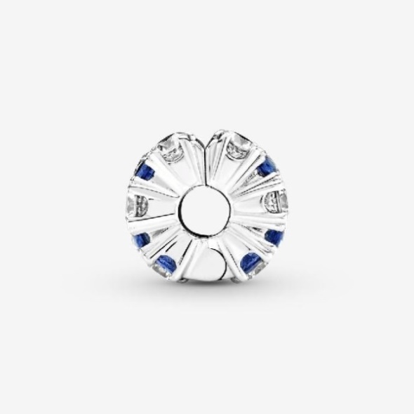 Clear  Blue Sparkling Clp Charms Pandora CA
