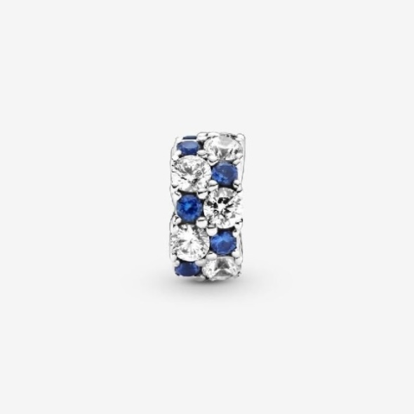 Clear  Blue Sparkling Clp Charms Pandora CA