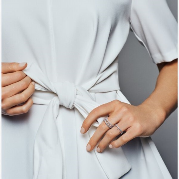 Clear Sparkling Crown Ring Pandora CA Sterling Silver