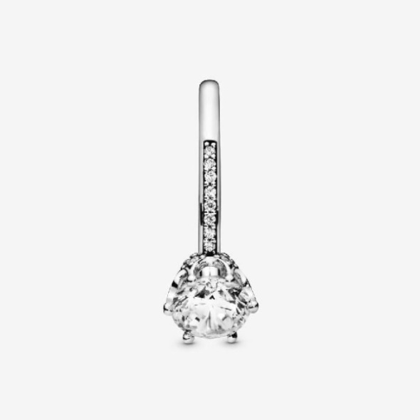 Clear Sparkling Crown Solitaire Ring Pandora CA