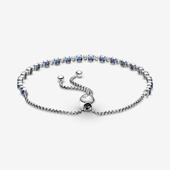 Clear Sparkling Slider Tennis Bracelet Pandora CA