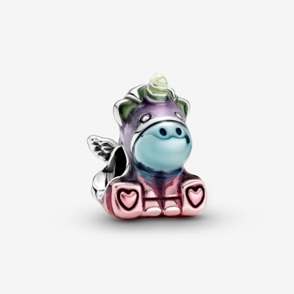 Colourful Rainbow Bruno The Unicorn Charm Pandora CA
