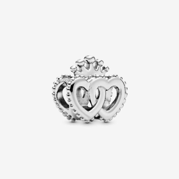 Crown  Interwined Hearts Charms Pandora CA